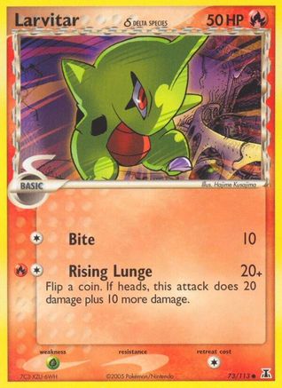 Larvitar (73/113) (Espèce Delta) [EX : Espèce Delta] 