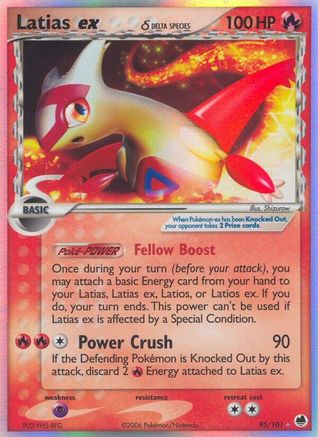 Latias ex (95/101) (Espèce Delta) [EX : Dragon Frontiers] 