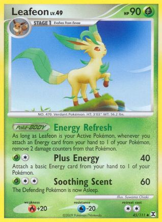 Leafeon (45/111) [Platine : Rivals montants] 