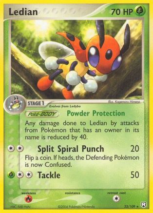 Ledian 23/109 - [Team Rocket Returns] Reverse Holofoil