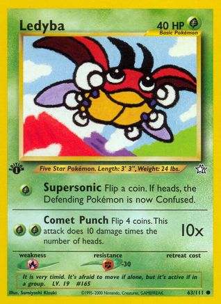 Ledyba 63/111 - [Neo Genesis] 1st Edition