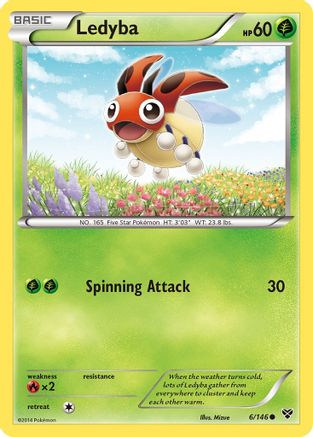 Ledyba (6/146) [XY : Ensemble de base] 