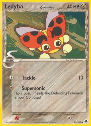 Ledyba (Delta Species) 53/101 - [Dragon Frontiers]