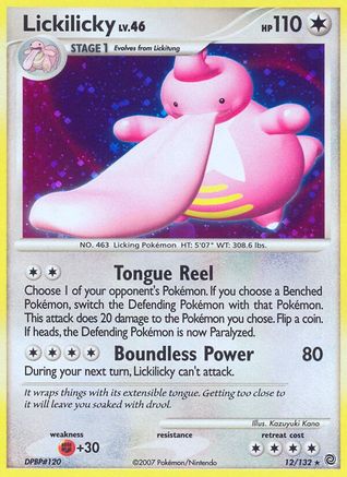 Lickilicky (12/132) [Diamant &amp; Perle : Merveilles secrètes] 