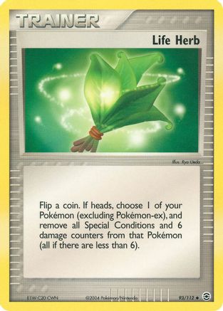 Herbe de Vie (93/112) [EX : Rouge Feu et Vert Feuille] 