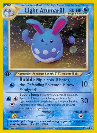 Azumarill léger (13/105) [Neo Destiny Unlimited] 