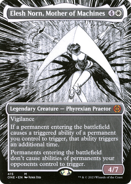 Elesh Norn, Mother of Machines (ONE-415) - [Phyrexia: All Will Be One] (Borderless)