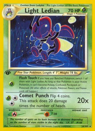 Light Ledian 24/105 - [Neo Destiny] 1st Edition