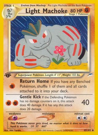 Light Machoke 49/105 - [Neo Destiny] 1st Edition