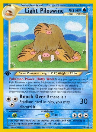 Piloswine léger (26/105) [Neo Destiny Unlimited] 