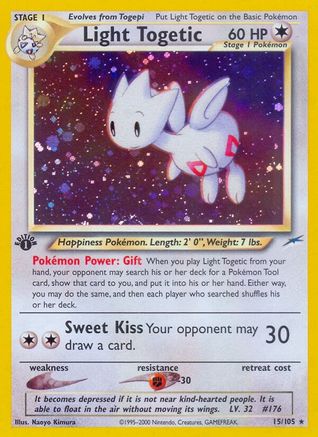 Light Togetic 15/105 - [Neo Destiny] 1st Edition Holofoil