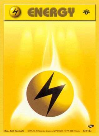 Lightning Energy 130/132 - [Gym Challenge] 1st Edition