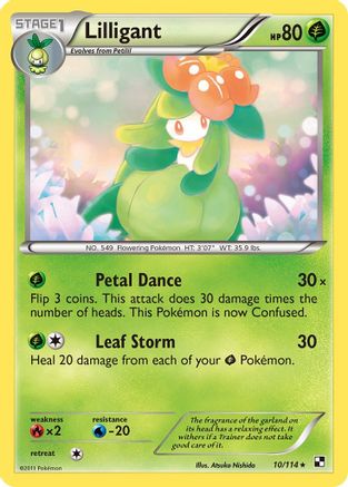 Lilligant (10/114) [Noir et blanc : ensemble de base] 