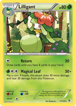 Lilligant (17/149) [Noir et blanc : frontières franchies] 