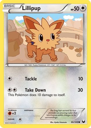 Lillipup 86/108 - [Dark Explorers]