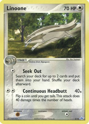 Linoone/10 - [EX Trainer Kit 1 Latias & Latios]