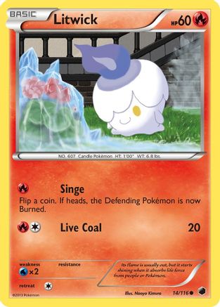 Litwick (14/116) [Noir et blanc : gel du plasma] 