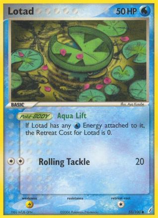 Lotad (55/100) [EX : Gardiens de Cristal] 