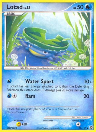 Lotad 92/132 - [Secret Wonders]