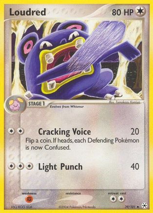 Loudred 39/101 - [Hidden Legends]