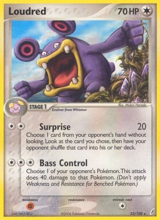 Loudred 23/100 - [Crystal Guardians]