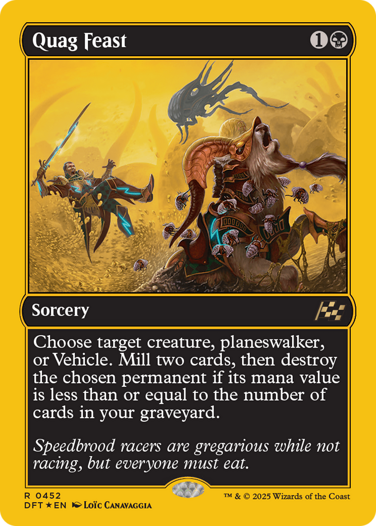 Quag Feast (First-Place Foil) (DFT-452) - [Aetherdrift] Foil