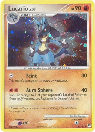 Lucario (6/130) [Diamond & Pearl: Base Set]