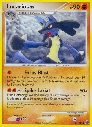Lucario (61/146) [Diamant et Perle : Légendes éveillées] 