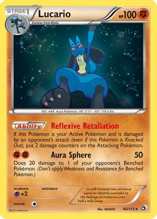 Lucario 80/113 - [Legendary Treasures] Holofoil