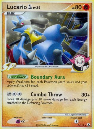 Lucario GL (8/111) [Platine : Rivals montants] 