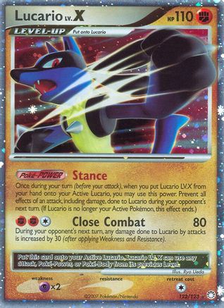 Lucario LV.X (122/123) [Diamant et perle : trésors mystérieux] 