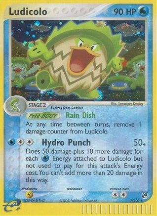 Ludicolo 7/100 - [Sandstorm] Holofoil