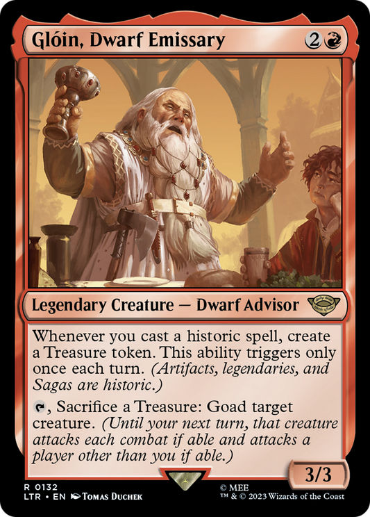 Glóin, Dwarf Emissary (LTR-132) - [The Lord of the Rings: Tales of Middle-earth] Foil