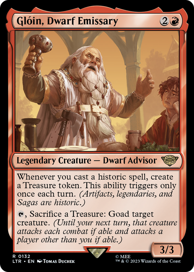 Glóin, Dwarf Emissary (LTR-132) - [The Lord of the Rings: Tales of Middle-earth]