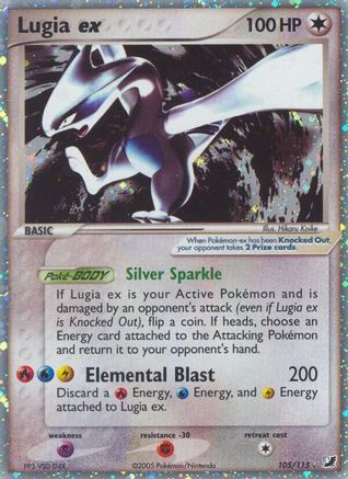 Lugia ex (105/115) [EX : Forces invisibles] 