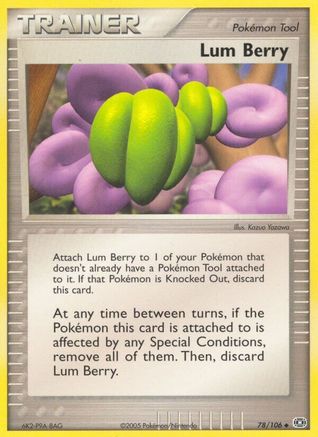 Lum Berry (78/106) (Estampillé) [EX : Émeraude] 
