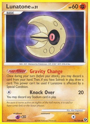 Lunatone/106 - [Great Encounters]