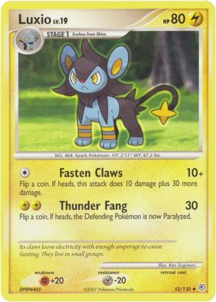 Luxio (52/130) [Diamant et perle : ensemble de base] 