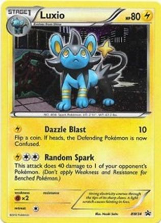 Luxio - BW34 (Cosmos Holo)/101 - [Black and White Promos] Holofoil