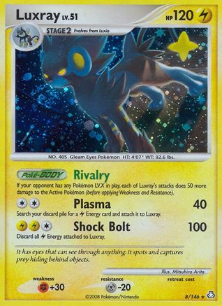 Luxray (8/146) [Diamant &amp; Perle : Légendes Éveillées] 