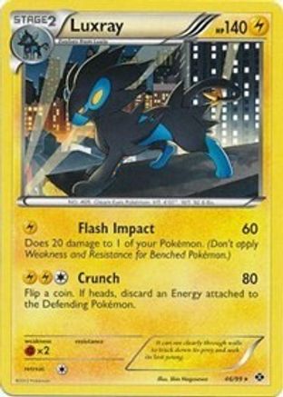 Luxray (46/99) (Thème Deck exclusif) [Noir et blanc : prochains destins] 