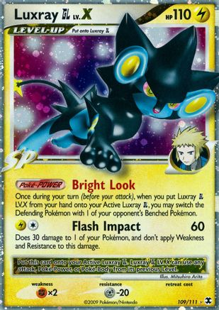 Luxray GL Lv.X/111 - [Rising Rivals] Holofoil