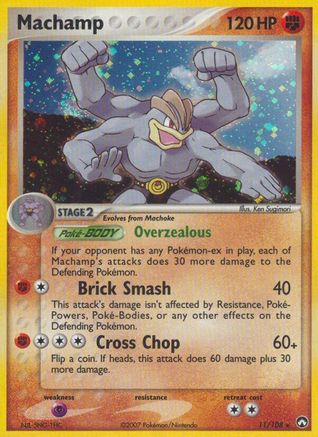 Machamp 11/108 - [Power Keepers] Reverse Holofoil