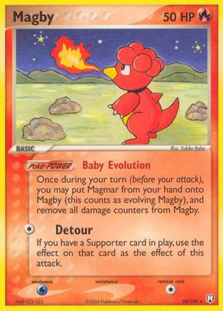 Magby (24/109) (Estampillé) [EX : Team Rocket Returns] 
