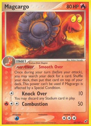 Magcargo - 020/107/107 - [Deoxys] Reverse Holofoil
