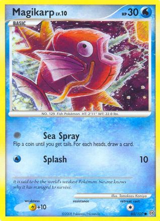 Magikarpe (65/100) [Diamant et Perle : Stormfront] 