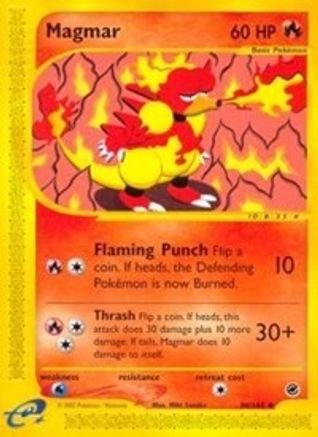 Magmar (86/165) [Expédition : Ensemble de base] 