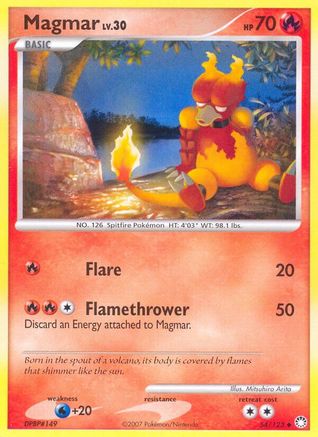Magmar (54/123) [Diamant et perle : trésors mystérieux] 