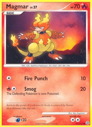 Magmar (93/132) [Diamant et Perle : Merveilles secrètes] 