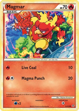 Magmar (52/95) [HeartGold &amp; SoulSilver : déchaînés] 